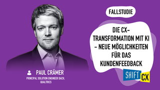 Die CX-Transformation mit KI - neue Möglichkeiten für das Kundenfeedback Die CX-Transformation mit KI - neue Möglichkeiten für das Kundenfeedback