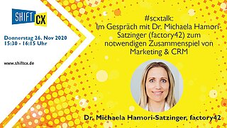 Im Gespräch mit Dr. Michaela Hamori-Satzinger (factory42) zum notwendigen Zusammenspiel von Marketing & CRM